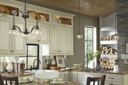 Netlighting Trilogy Multi Arm Chandelier 3 Light Old Bronze Finish E27 in Brown - thumbnail 2