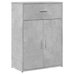 Berkfield Home Sideboards 2 pcs Concrete Grey 60x30x84 cm Engineered Wood - Size: 60 x 30 x 84 cm - thumbnail 4