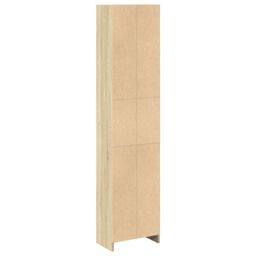 Berkfield Home Bookcase Sonoma Oak 40x24x176 cm Engineered Wood in Brown - Size: 40 x 24 x 176 cm - thumbnail 6
