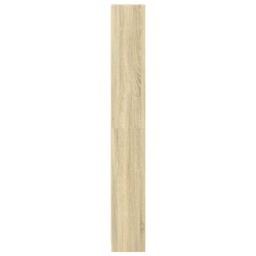 Berkfield Home Bookcase Sonoma Oak 40x24x176 cm Engineered Wood in Brown - Size: 40 x 24 x 176 cm - thumbnail 5