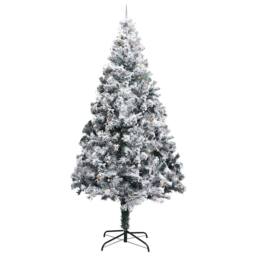 Berkfield Home Artificial Pre-lit Christmas Tree with Ball Set Green 400 cm - thumbnail 4