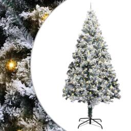 Berkfield Home Artificial Pre-lit Christmas Tree with Ball Set Green 400 cm - thumbnail 2
