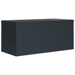 Berkfield Home File Cabinet Anthracite 90x40x220 cm Steel in Black - Size: 90 x 40 x 220 cm - thumbnail 6