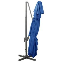 Berkfield Home Durable Cantilever Umbrella with Double Top Azure Blue 400x300 cm - thumbnail 4