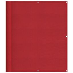 Berkfield Home Balcony Screen Red 120x800 cm 100% Polyester Oxford - thumbnail 2