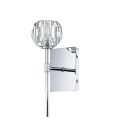 Netlighting Quoizel Regalia Wall Lamp Polished Chrome 3000K IP44 in Grey - thumbnail 5