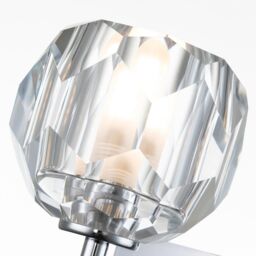 Netlighting Quoizel Regalia Wall Lamp Polished Chrome 3000K IP44 in Grey - thumbnail 2