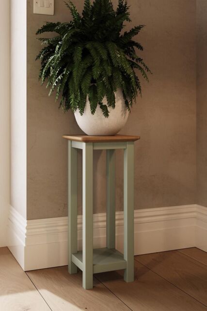 FWStyle Sage Green Oak Side Table - image 1