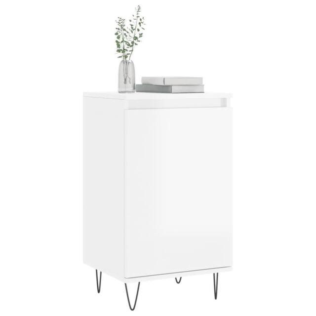 Berkfield Home Sideboards 2 pcs High Gloss White 40x35x70 cm Engineered Wood - Size: 40 x 35 x 70 cm - image 1