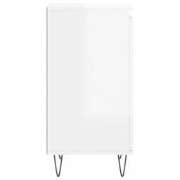 Berkfield Home Sideboards 2 pcs High Gloss White 40x35x70 cm Engineered Wood - Size: 40 x 35 x 70 cm - thumbnail 8
