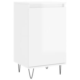 Berkfield Home Sideboards 2 pcs High Gloss White 40x35x70 cm Engineered Wood - Size: 40 x 35 x 70 cm - thumbnail 5