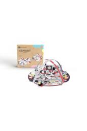 Kinderkraft 4SMART Baby Infant Educational Playmat With 4 Sensory Zones - thumbnail 7