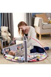 Kinderkraft 4SMART Baby Infant Educational Playmat With 4 Sensory Zones - thumbnail 6