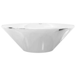 Berkfield Home Wash Basin 42x14 cm Ceramic Silver - thumbnail 5