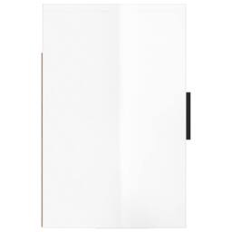 Berkfield Home Elegant Wall-mounted Bedside Cabinets 2 pcs High Gloss White 50x3 - thumbnail 8