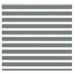 Berkfield Home Elegant Zebra Blind Dark Grey 165x100 cm Fabric Width 160.9 cm Po - thumbnail 2