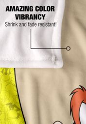 Warner Brothers Looney Tunes Officially Licensed Silky Touch Super Soft Throw Blanket 152 x 127 cm in White - thumbnail 4
