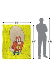 Warner Brothers Looney Tunes Officially Licensed Silky Touch Super Soft Throw Blanket 152 x 127 cm in White - thumbnail 5