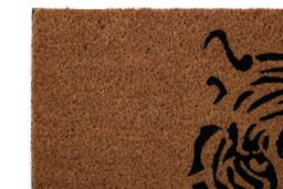 Orsina Tiger Face Doormat in Brown - Size: 100 cm diameter - thumbnail 3