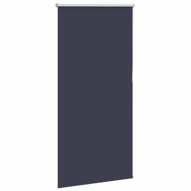 Berkfield Home Roller Blind Blackout Marine 70x175 cm Fabric Width 65.7 cm Polyester in Blue - image 1