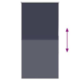 Berkfield Home Roller Blind Blackout Marine 70x175 cm Fabric Width 65.7 cm Polyester in Blue - thumbnail 5