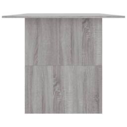 Berkfield Home Dining Table Grey Sonoma 180x90x76 cm Engineered Wood - Size: 180 x 90 x 76 cm - thumbnail 5