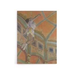 "Artery8 Acrobat Miss La La at Cirque Fernando Degas Canvas Wall Art in Orange - Size: W18"" x H24""" - thumbnail 1