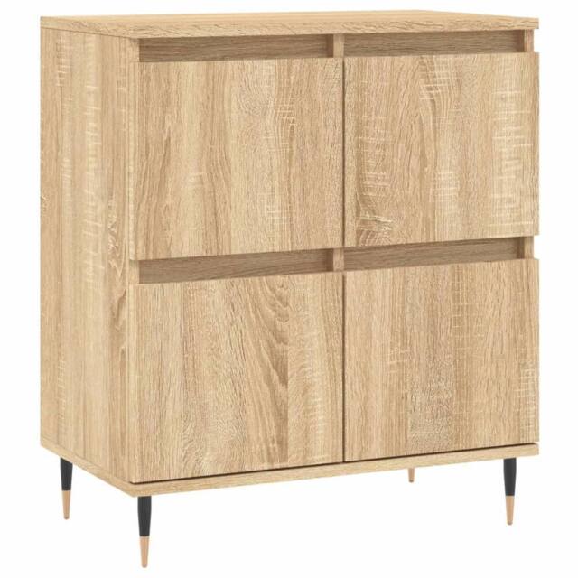 Berkfield Home Sideboard Sonoma Oak 60x35x70 cm Engineered Wood in Brown - Size: 60 x 35 x 70 cm - image 1