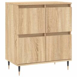 Berkfield Home Sideboard Sonoma Oak 60x35x70 cm Engineered Wood in Brown - Size: 60 x 35 x 70 cm