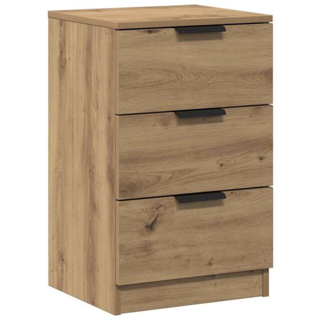 Berkfield Home Bedside Cabinet Artisan Oak 40x36x65 cm Engineered Wood in Brown - Size: 40 x 36 x 65 cm - image 1