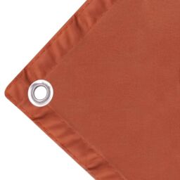 Berkfield Home Balcony Screen Oxford Fabric 75x600 cm Terracotta in Brown - thumbnail 3