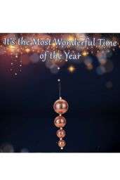 VFM e-Store Christmas Bauble Decoration Hanging Tree Ornament X 4 31cm Rose Gold - thumbnail 3