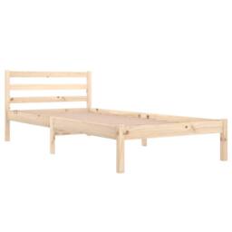Berkfield Home Beautiful Day Bed Solid Wood Pine 90x200 cm in Light Tan