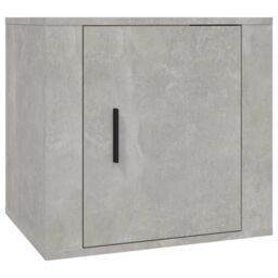 Berkfield Home Bedside Cabinet Concrete Grey 50x39x47 cm - Size: 50 x 39 x 47 cm - thumbnail 2