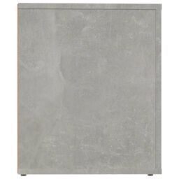 Berkfield Home Bedside Cabinet Concrete Grey 50x39x47 cm - Size: 50 x 39 x 47 cm - thumbnail 6