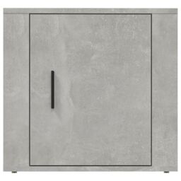 Berkfield Home Bedside Cabinet Concrete Grey 50x39x47 cm - Size: 50 x 39 x 47 cm - thumbnail 5