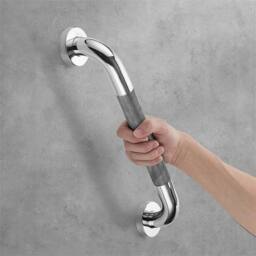 NESTLUNE 30cm Anti Slip Shower Grab Handle Stainless Steel in Silver - Size: 180 cm width x 180 cm drop - thumbnail 5