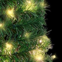 Berkfield Home Beautiful Artificial Christmas Tree Pop-up 50 LEDs Green 120 cm - thumbnail 4