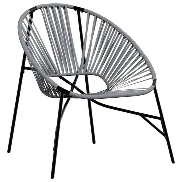Berkfield Home Beautiful Garden Chair Set 3 pcs Black & Light Grey Poly Rattan - image 1