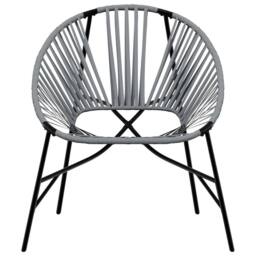 Berkfield Home Beautiful Garden Chair Set 3 pcs Black & Light Grey Poly Rattan - thumbnail 5
