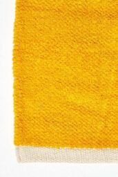 Homescapes 100% Cotton Plain Chenille Hall Runner, 66 x 200 cm in Mustard - Size: 66 cm x 200 cm - thumbnail 3