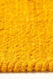 Homescapes 100% Cotton Plain Chenille Hall Runner, 66 x 200 cm in Mustard - Size: 66 cm x 200 cm - thumbnail 4