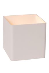 Lucide 'VERTIGO' Dimmable Stylish Modern Outdoor Decorative LED Wall Light in White - thumbnail 1
