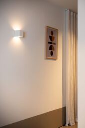 Lucide 'VERTIGO' Dimmable Stylish Modern Outdoor Decorative LED Wall Light in White - thumbnail 4