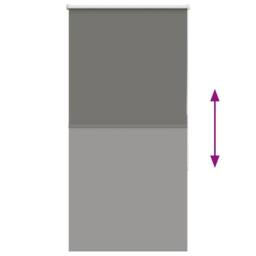 Berkfield Home Roller Blind Blackout Grey 65x150 cm Fabric Width 60.7 cm Polyester - thumbnail 5
