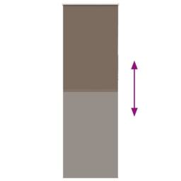 Berkfield Home Roller Blind Blackout Coffee 65x230 cm Fabric Width 60.7 cm Polyester in Brown - thumbnail 5
