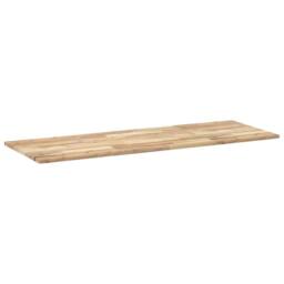 Berkfield Home Versatile Desk Top Untreated 120x50x2 cm Solid Wood Acacia in Brown - Size: 120 x 50 x 2 cm - thumbnail 5