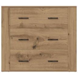 Berkfield Home Sideboard Artisan Oak 80x33x70 cm Engineered Wood in Brown - Size: 80 x 33 x 70 cm - thumbnail 5