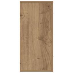 Berkfield Home Sideboard Artisan Oak 80x33x70 cm Engineered Wood in Brown - Size: 80 x 33 x 70 cm - thumbnail 6