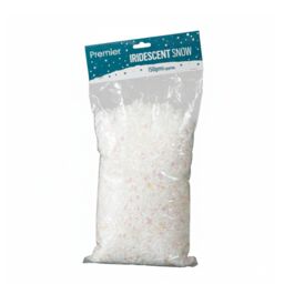 Samuel Alexander 150g of Frosted Iridescent Fake Christmas Snow Decoration in White - thumbnail 8